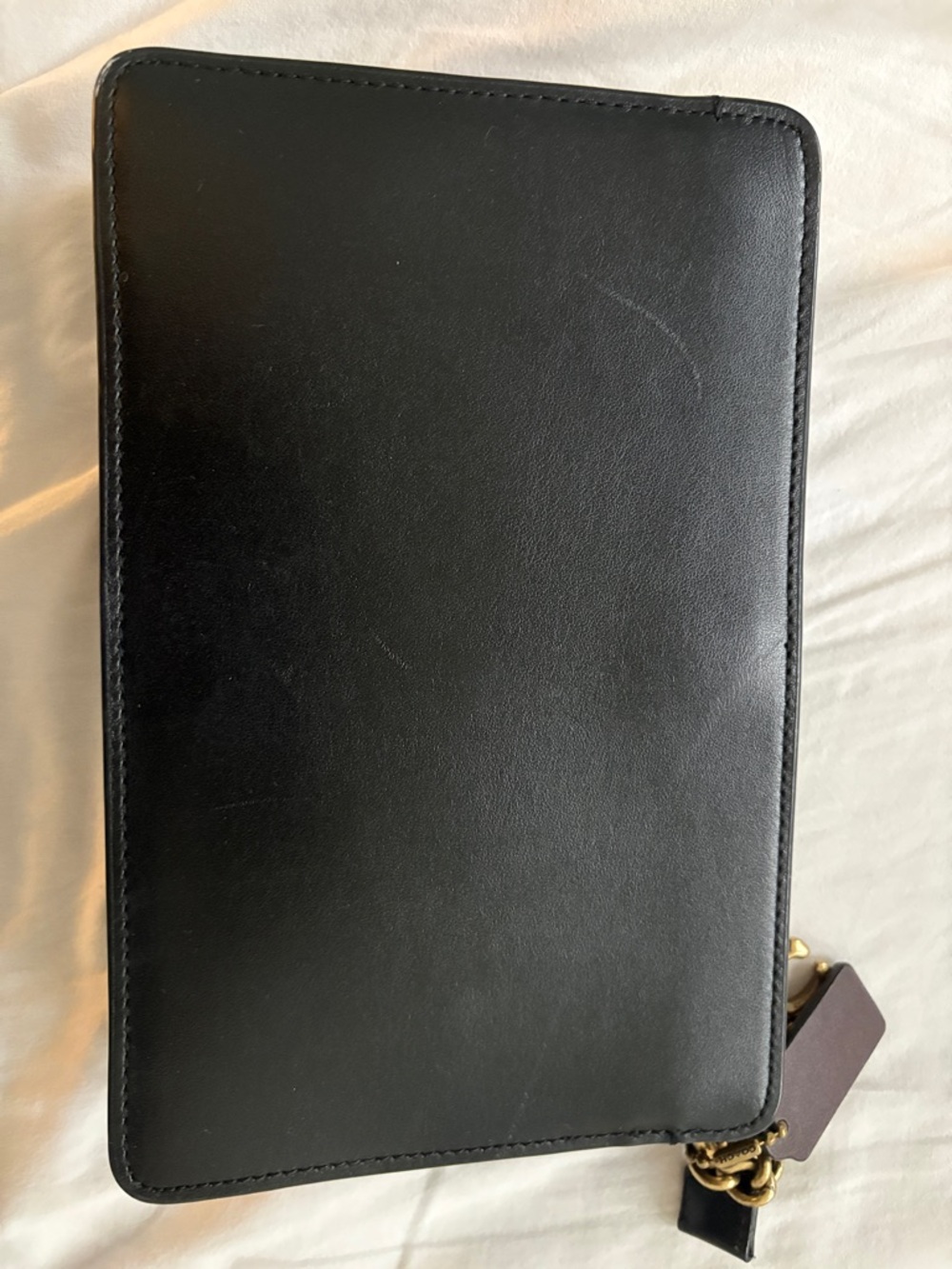 Coach Signature Chain Brass Crossbody Bag - Picture 10 of 10